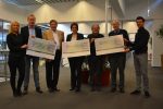 Kim Asmus, Geschäftsführerin JustLEV, Thomas Eimermacher, Prof. Dr. Norbert Niederle, jeweils Förderverein Palliativmedizin, Saskia Lagemann, Geschäftsführerin Bürgerstiftung, xxxx Endlein (vorname prüfen), Dr. Xxxx Staffe, jeweils Tafel Leverkusen, Fabian Hock, Geschäftsführer JustLEV