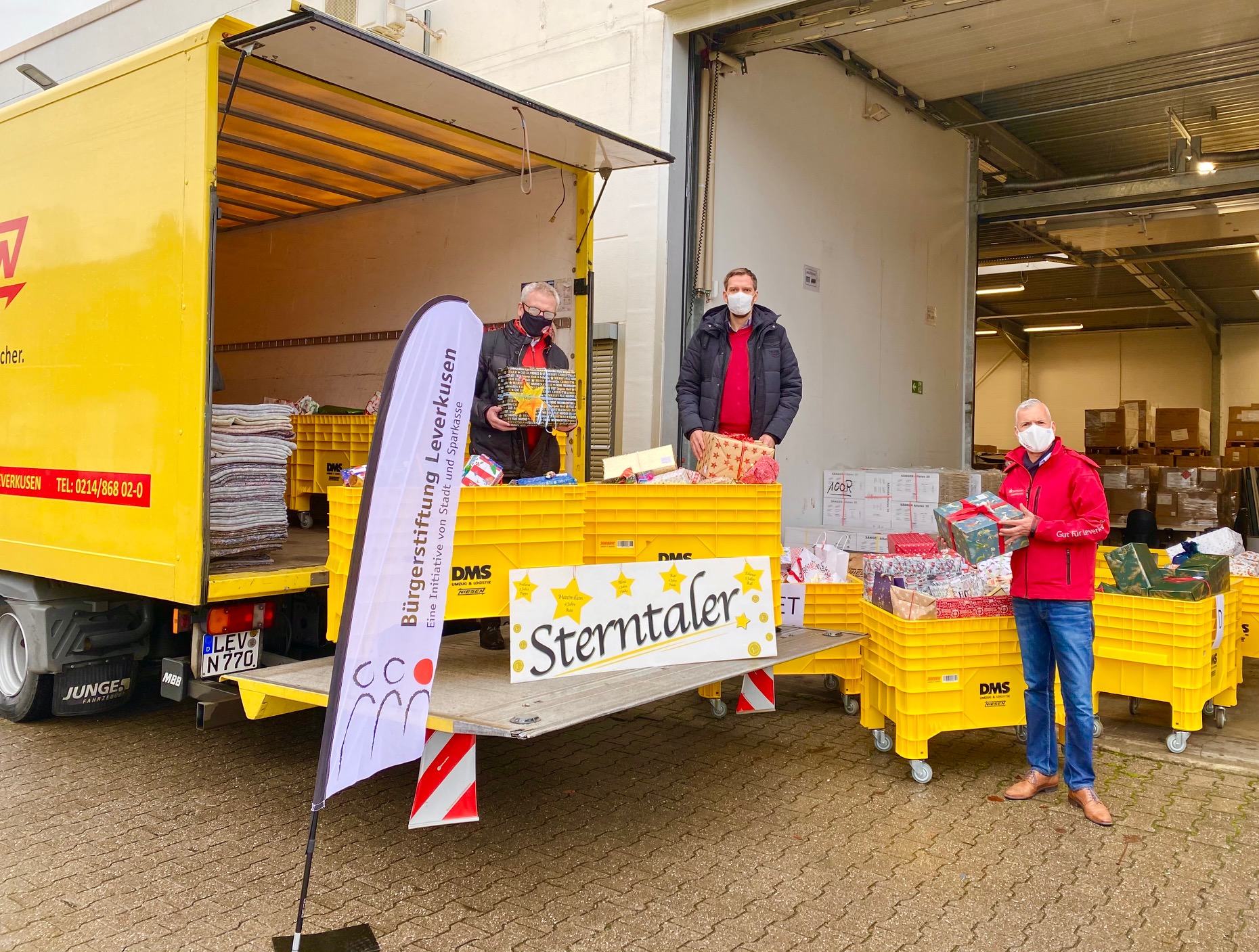 Sterntaler donation in Leverkusen